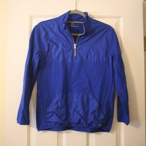 Gap Youth Quarter Zip Sweatshirt Jacket, Size YXL, Blue